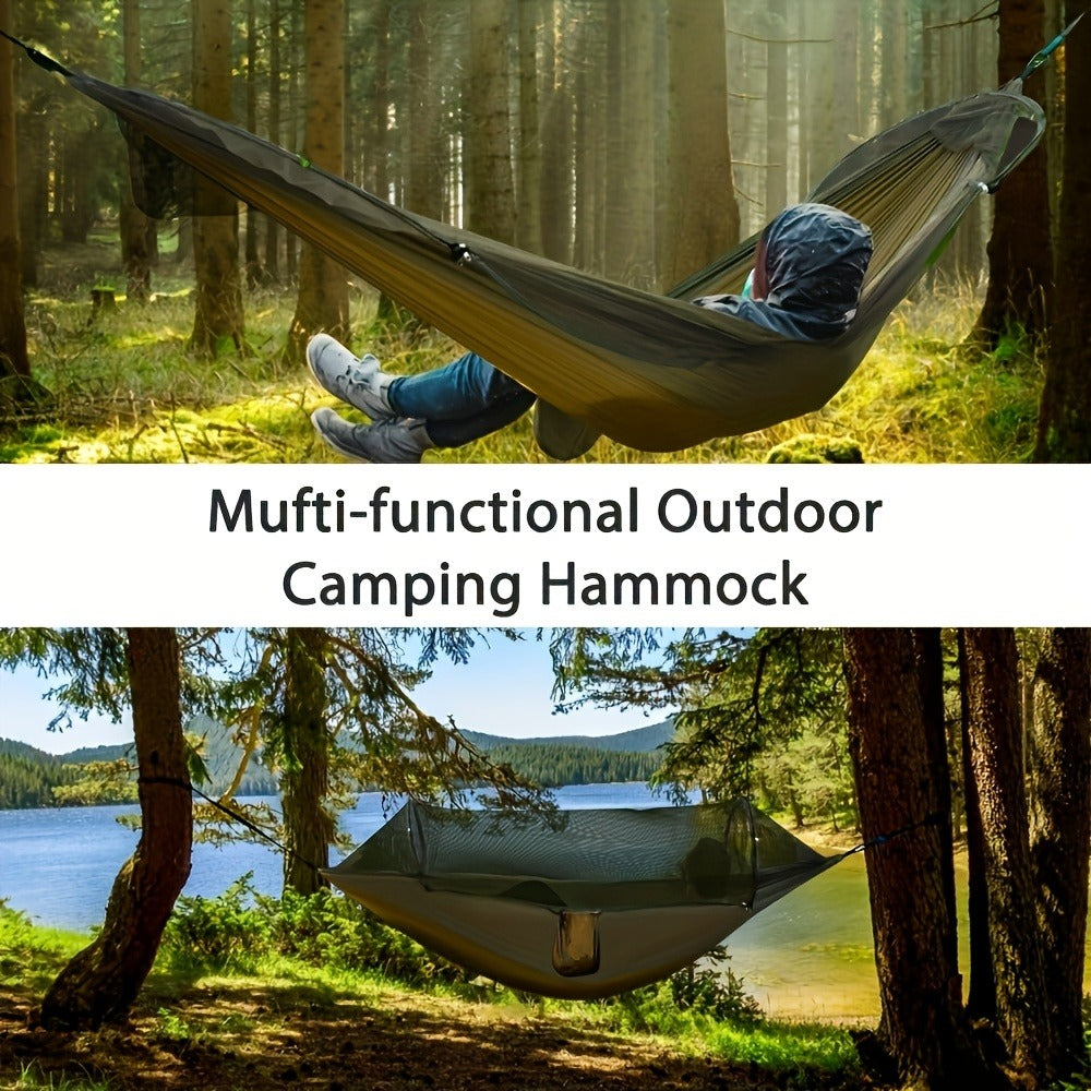 Camping Hammock with Mosquito Net | 265lbs Cap. | 210T Nylon