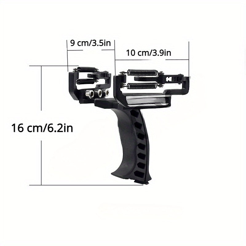 Heavy Duty Stainless Steel Slingshot 6.3 Inch Large Frame – Adjustable Tension Adult Catapult for Outdoor Hunting Target Practice Competitive Shooting - product image 4