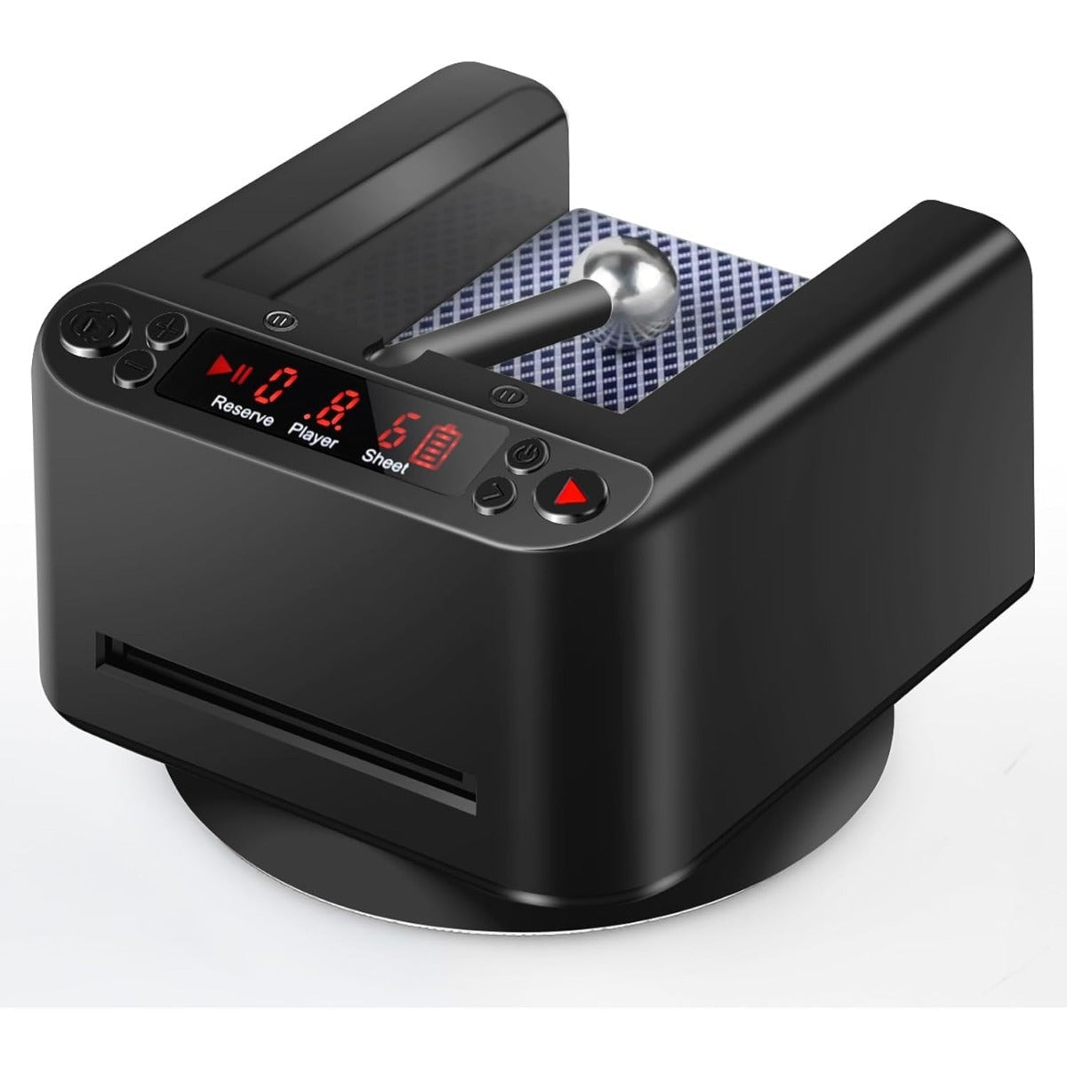 Automatic Card Dealer Machine 360° Rotating | Smart Electric Card Dispenser, Black or White | Universal Anti-Cheating Playing Card Dealing Tool for Poker - product image 5