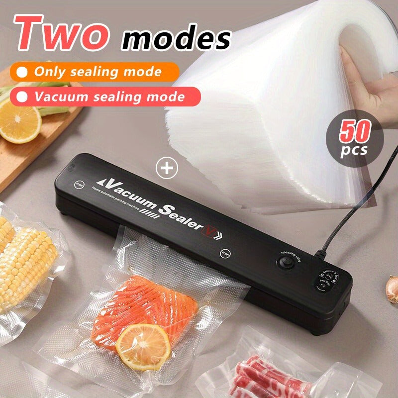 Vacuum Sealer Machine with 50 Bags Food Saver Sous Vide for Fresher Home Air - product image 6