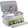 Golf Organizer Storage Box with Compartments and Mesh Pockets Long-lasting Golf Accessory Case for Golf Balls Shoes Gloves Tees and Essentials - product image 4