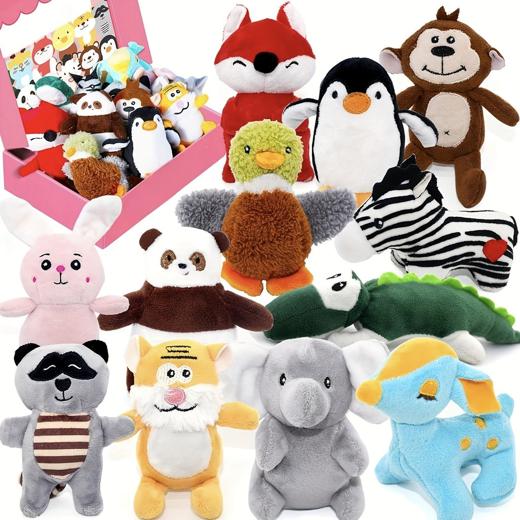 Soft Chew Toys for Small to Medium Dogs, Cute Teething Toys Set with Squeaker, Interactive Dog Toy Bundle | Dog Squeaky Toys 12 Pack Stuffed Animal Plush Puppy - product image 10