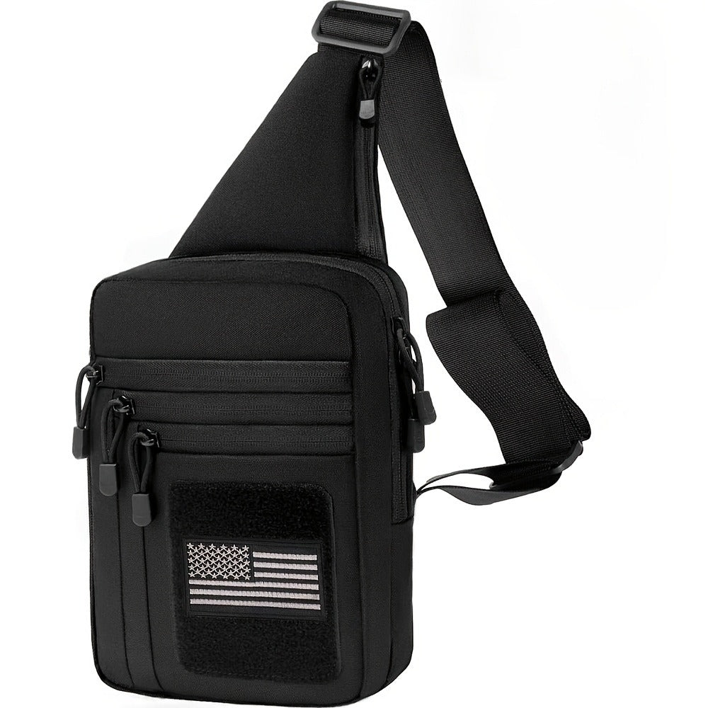 Shoulder Bag Tactical Concealed Carry Bag for Men with Chest Holster Multiple Compartments EDC Sling Bag for Daily Use Shooting Range Hiking Outdoor Activities - product image 4
