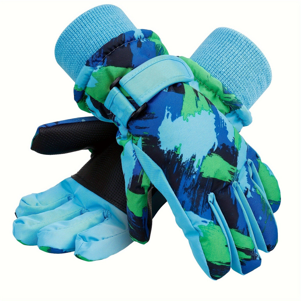 Windproof Waterproof Thermal Gloves for Men & Women, Non-Slip Grip, Touchscreen Compatible, Cold Weather Outdoor Sports Gloves – Winter Ski Gloves for Skiing - product image 4