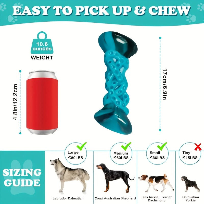 Tough Durable Dog Bone for Super Chewers, Long Lasting Chew Toys for Medium Large Breed Dogs, Teeth Cleaning & Boredom Relief | Indestructible Dog Chew Toy - product image 4