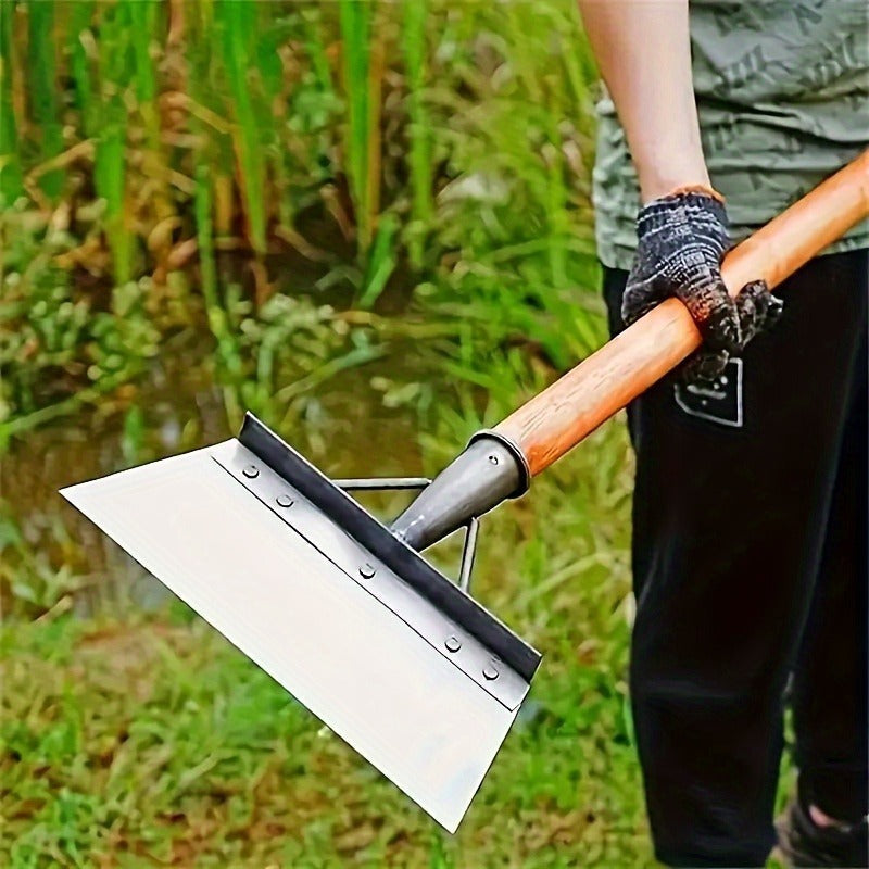 Carry-along Handleless Metal Garden Spade for Yard Weeding, Soil Digging, Outdoor Camping, Emergency Rescue & Farm Cleaning | Multifunctional Camping Shovel 8.27" & 10.24"