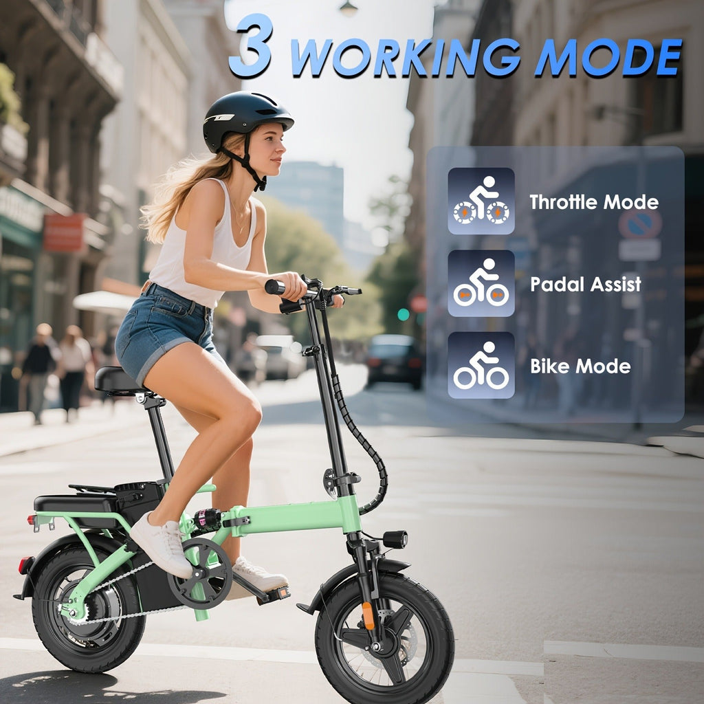 48V 10AH Removable Battery 350W Motor | Folding E-Bike 14" - product image 14