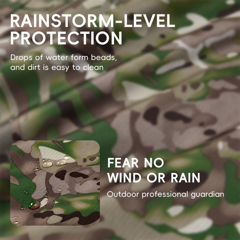 Lightweight Polyester Raincoat for Hiking Camping Mountain Climbing Outdoor Sports, One Size Unisex Emergency Rain Jacket with Smooth Lining | Waterproof Rain - product image 3