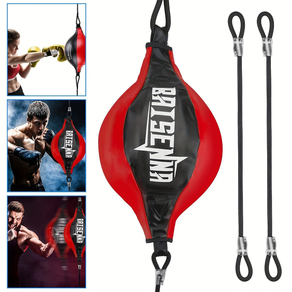 PU Leather Reflex Punching Ball for Home Training, Adjustable Bungee, Carry-along & Hassle-free Install – Boxing Speed Ball - product image