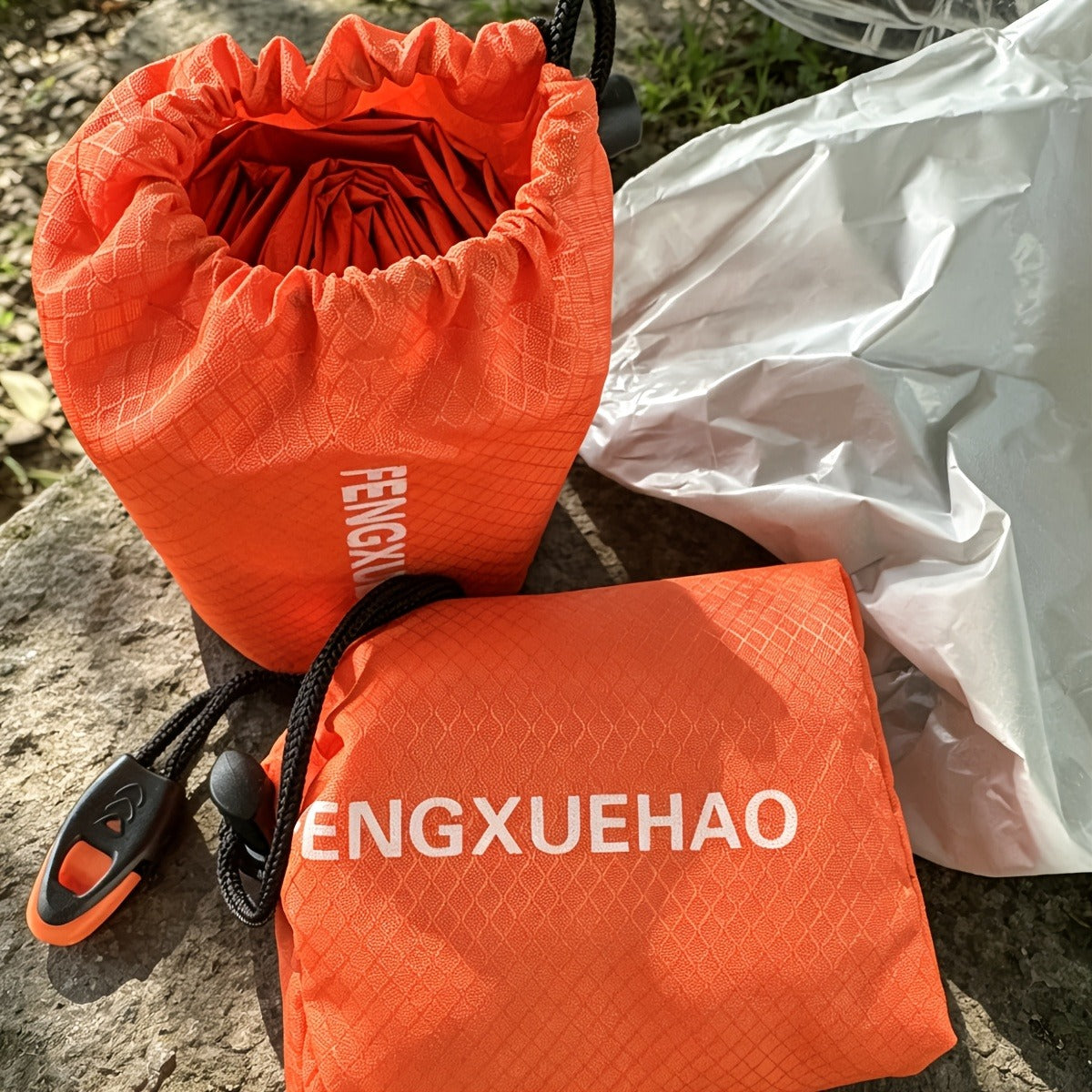 Emergency Sleeping Bag 4-Pack with Survival Whistles | Mylar Thermal Blanket Shelter Bag, Lightweight Waterproof Bivy Sack for Camping, Hiking, Backpacking - product image 7