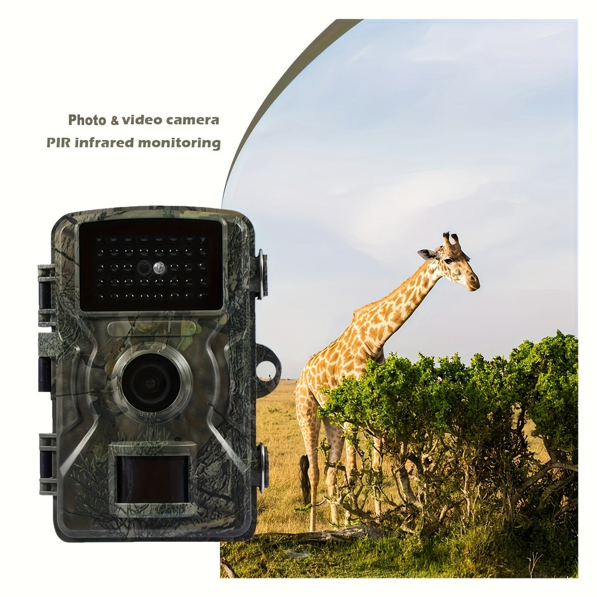 Trail Camera 48MP Night Vision Wildlife Camera – 1296P HD – 120° Wide Angle – 0.2s Fast Trigger – IP66 Waterproof – Motion Activated – Game Camera for Hunting - product image 3
