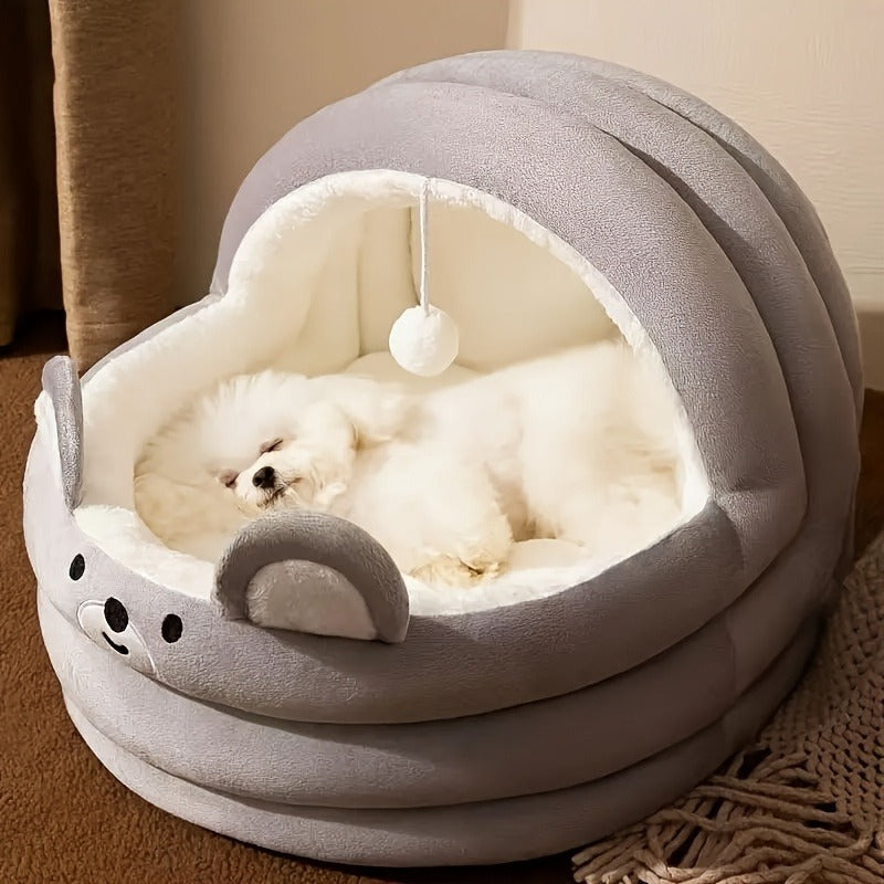 Plush Dog Bed Pad – Thick, Soft & Warm Pet Sleeping Mat for Dogs and Cats – Non-Slip Cozy Cushion Kennel Pad, Large Size 21.7×20×17.7 inch, Multiple Colors - product image 3