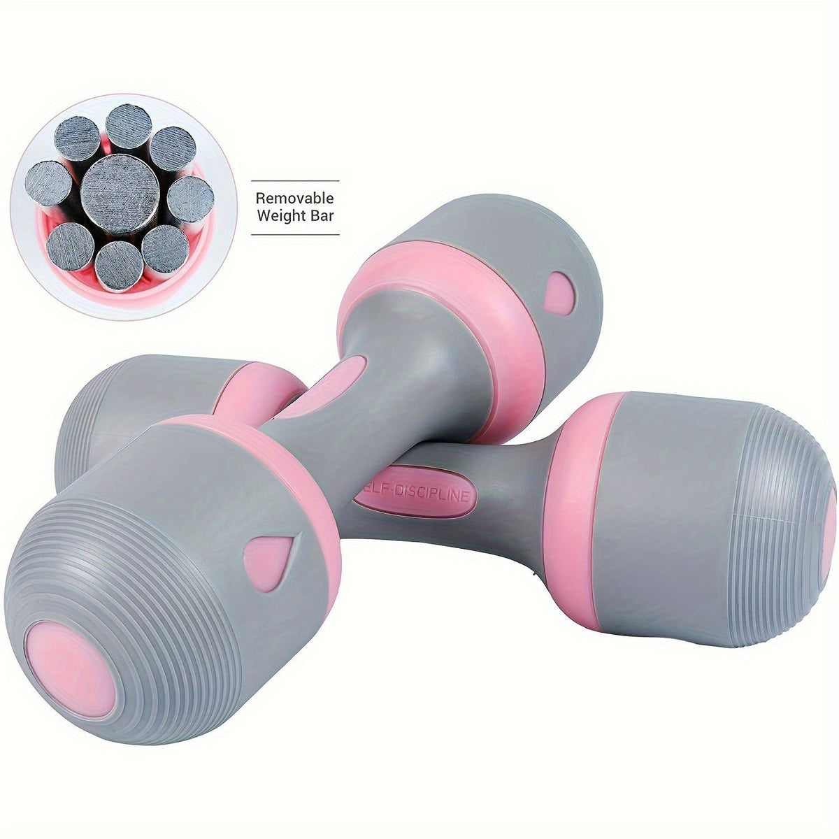 Adjustable Dumbbell Set – 11 lbs, Non-Slip Neoprene Grip, Home Gym Strength & Muscle Training for Women & Men – 5-in-1 Weight Options 2.1 - product image 3