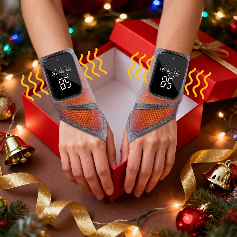Hand Massager with Heat Vibration Wrist Guard Carpal Tunnel Relief for Everyday Use - product image 14