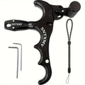 Archery Bow Release Aid for Compound Bow | 360° Rotating Aluminum Thumb Trigger Wrist Strap Release with Adjustable Sensitivity for Hunting & Target Shooting - product image 4