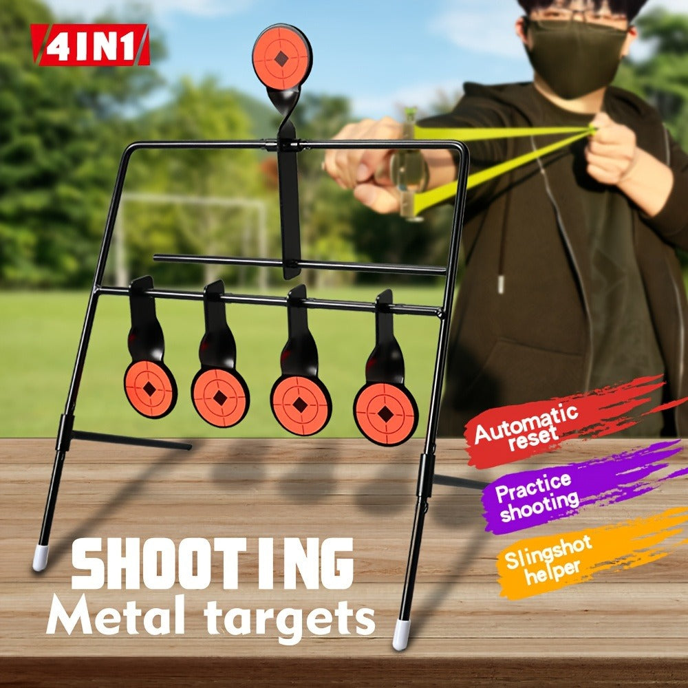 Metal Frame Practice Target for Indoor & Outdoor Training, Airsoft BB Gun Pellet Pistol Archery Slingshot Shooting Range Accessories, Size 22-38 – Shooting - product image 4