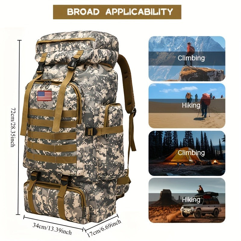 Lightweight Packable Hiking Backpack 21L, Multi-Compartment Camping Rucksack with Adjustable Straps, Waterproof Outdoor Daypack for Camping, Trekking & Travel - product image 13