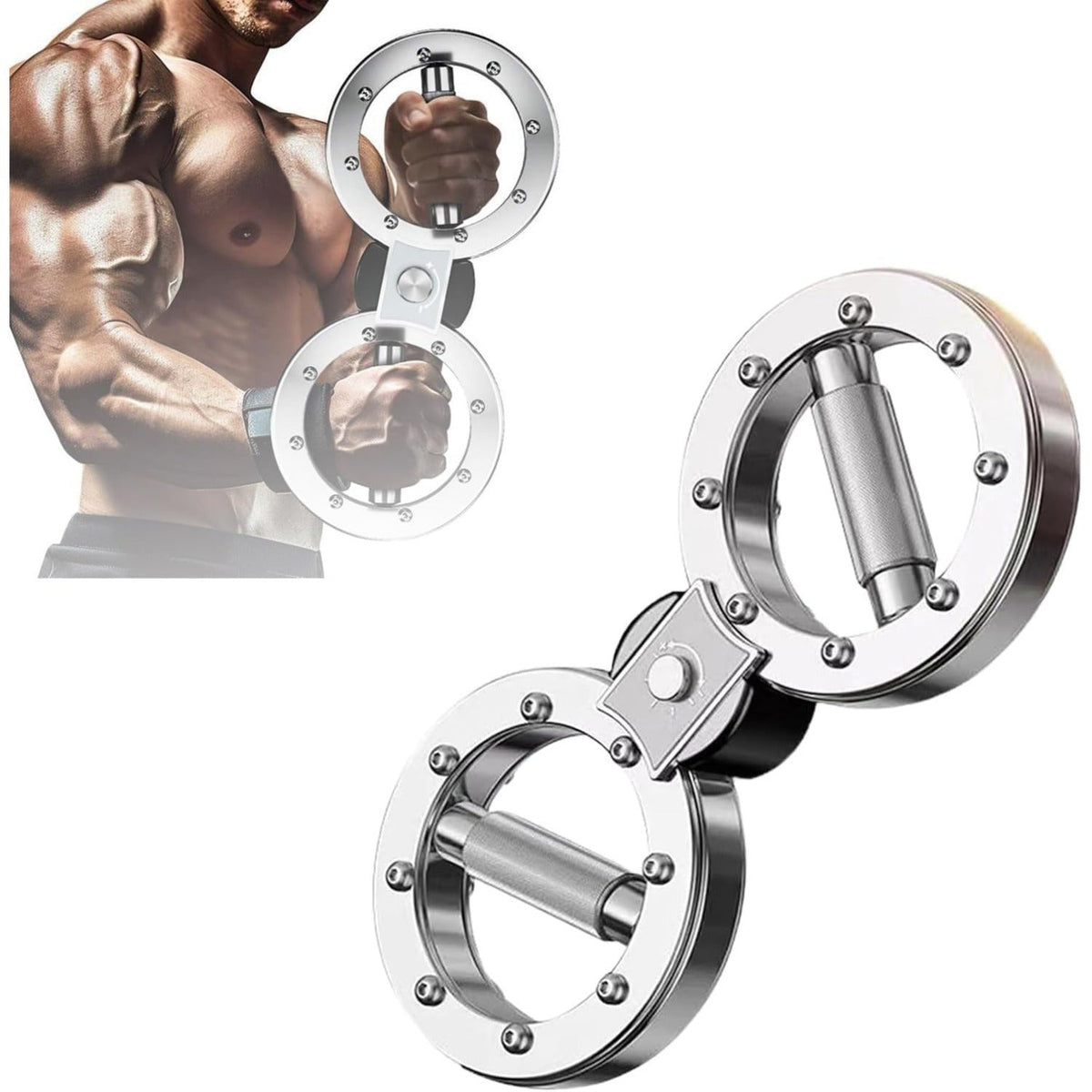 Grip Strength Trainer Adjustable Resistance Wrist Arm Machine Forearm Workout Boxing Combat Fitness Training Equipment for Men for Everyday Use - product image 3