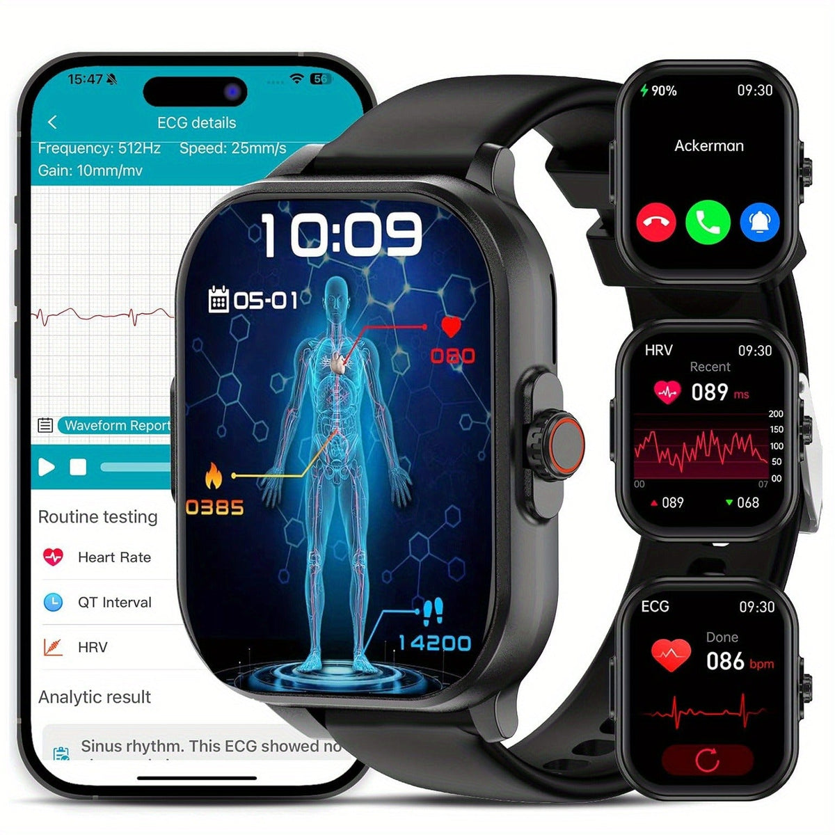 Smartwatch Bluetooth 5.1 Calling 2.01 Inch Display Multi Sport Modes for Everyday Use - product image 3