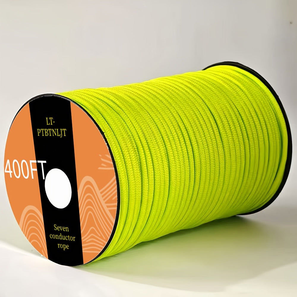 Paracord Tent Rope 7-Core Multi-Purpose Outdoor Rope – Sturdy Vivid Design – 100ft / 164ft / 328ft Camping Guy Line, Tent Tie-Down, Hanging Rope, Bracelet - product image 4