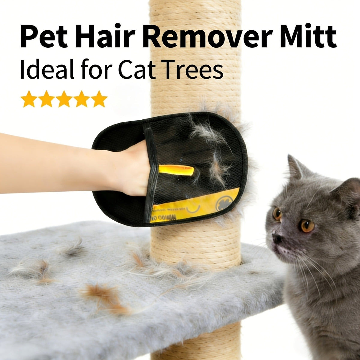 Static Elimination Technology, Reusable Lint Remover for Sofa, Bedding, Clothing, Blankets, Cat & Dog Beds, Plush Toys, Hard-to-Reach Areas – Pet Hair Removal - product image 10