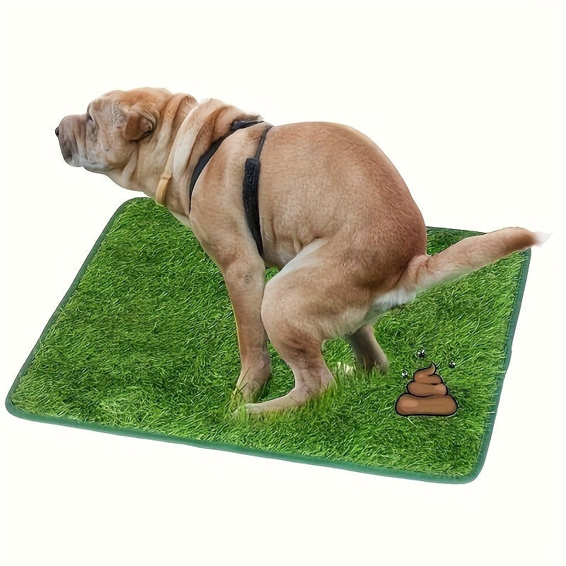 Odor-Proof Pet Training Lawn Mat for Indoor Outdoor Use, Dog Urine Grass Pad 18 x 28 Inch for Puppies & Adult Dogs | Artificial Grass Dog Potty Pad Washable - product image