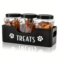 Airtight Pet Food Storage Container Set – 3pcs Plastic Jars with Lids, Farmhouse Style Snack Box for Dogs & Cats, Sturdy BPA-Free Treat Organizer, Kitchen - product image 3