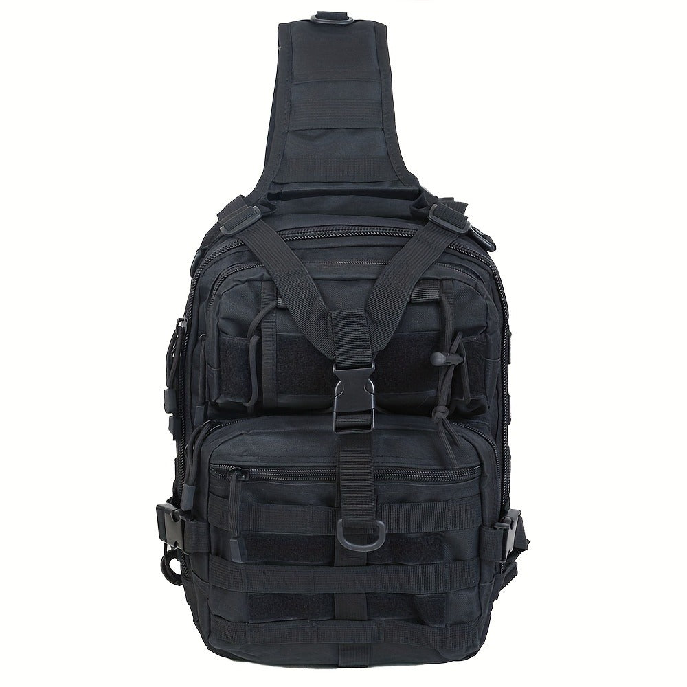 Single Shoulder Crossbody Sling Pack for Hiking, Patrol & Outdoor EDC, Adjustable Strap, Multi-Pocket – Tactical Chest Bag - product image 4