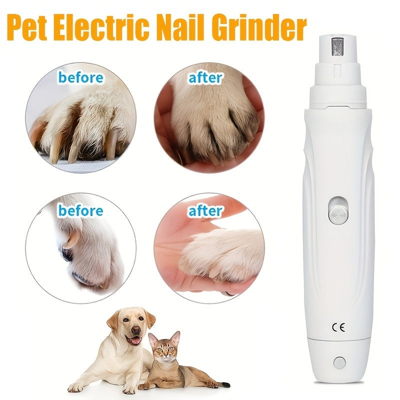 Dog Nail Grinder Electric 2-Speed – Professional Pet Nail Trimmer with High-Speed Motor, Featherlight Quiet Nail Clipper for Puppies & Dogs, Safe Home Paw - product image 8