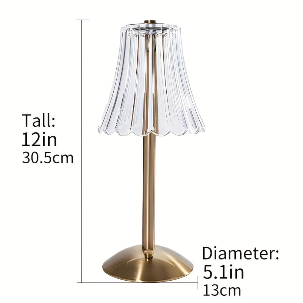 LED Retro Metal Table Lamp for Bedroom, Nordic Bedside Night Light with USB Charging, Warm Atmosphere Desk Lamp for Living Room Reading - product image 4