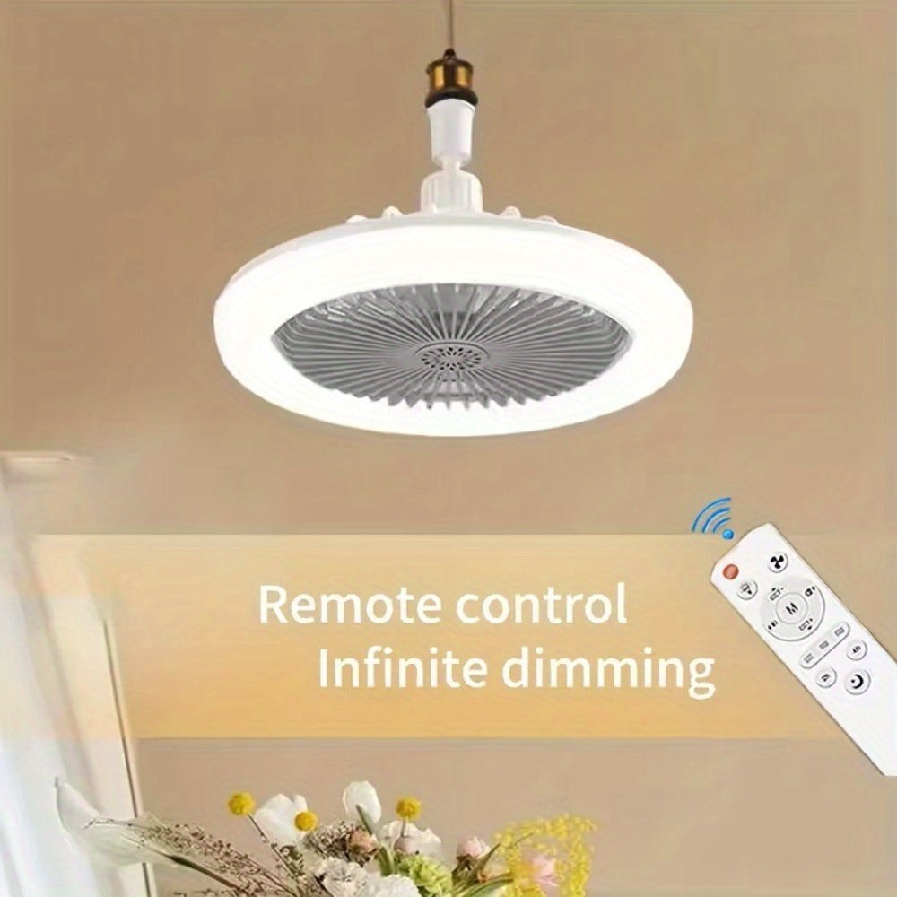 Ceiling Fan Light with Remote Control 3-Speed 3-Color Dimmable LED E26 Base 3000-6500K Adjustable Direction Timer Night Light Function for Bedroom Living Room - product image 5
