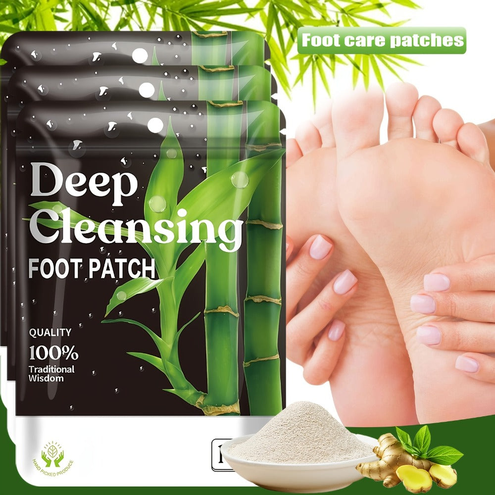 Foot Detox Pads Value Set 50pcs & 150pcs – Bamboo Vinegar & Ginger Deep Cleansing Overnight Patches, Alcohol-Free Natural Plant Formula, Green Golden Lavender Variants, Foot Care G - product image 4