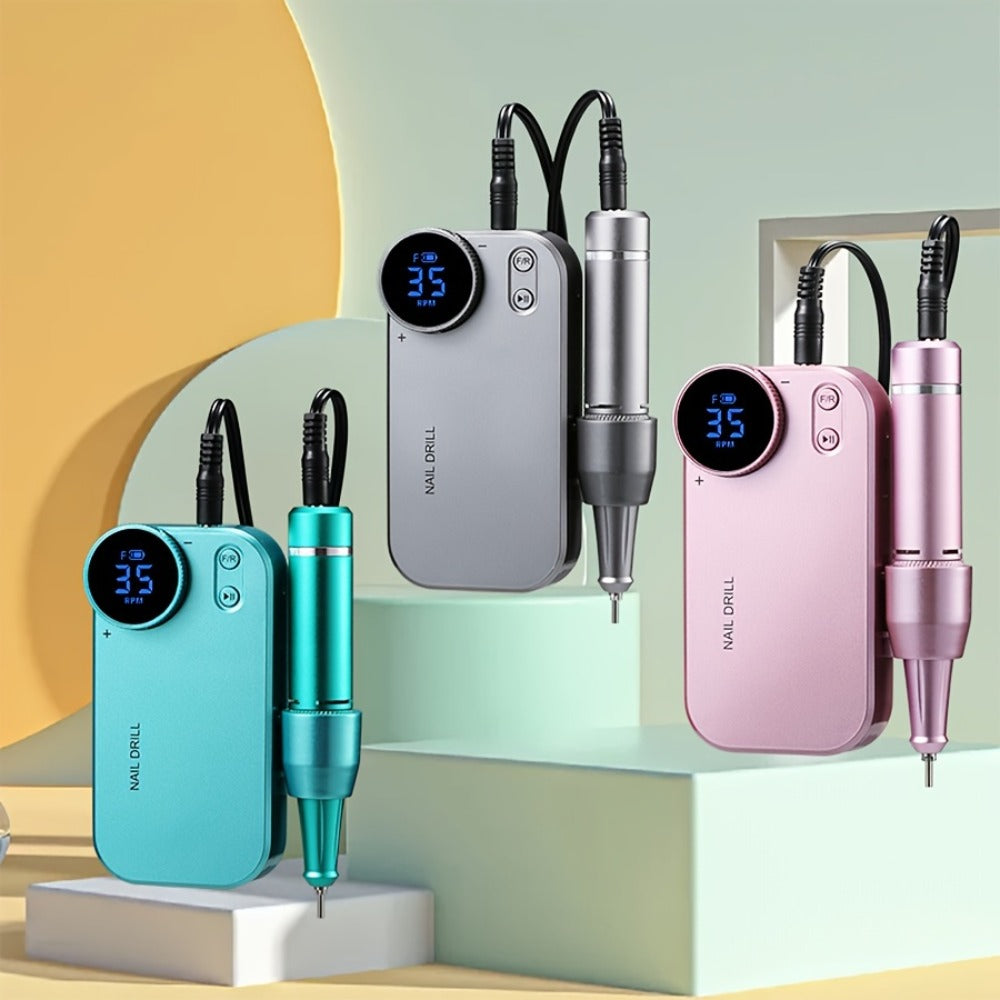 Electric Nail Polisher & Buffer Rechargeable High Power — Professional Manicure Pedicure Machine for Nail Buffing Polishing Dead Skin Callus Removal, Cordless Nail Shine Tool for H - product image 2