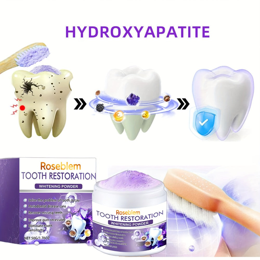 Tooth Repair Mineral Powder with Natural Purple Coating – 2-Pack Remineralizing Tooth Powder for Sensitive Teeth, Gum Protection, Fresh Breath & Daily Oral Care for Adults and Teen - product image 3