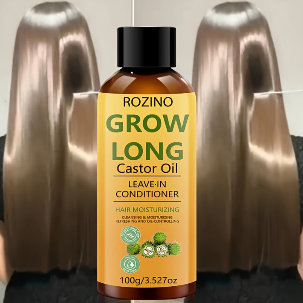 Deep Repair Castor Oil Hair Conditioner 100ml Thickening Scalp Treatment — Strengthens Roots Removes Dandruff Controls Oil & Prevents Hair Loss for Dry Damaged Thinning Hair All Ha - product image