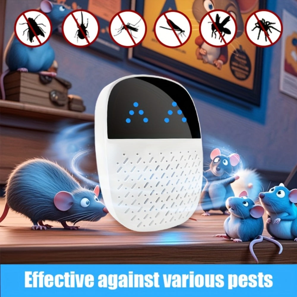 Ultrasonic Pest Repeller 4 Pack - Dual-Mode Indoor Plug-In Repellent for Mice, Spiders, Ants, Flies, Roaches | Wide Coverage for Home, Apartment & Dormitory - product image 4