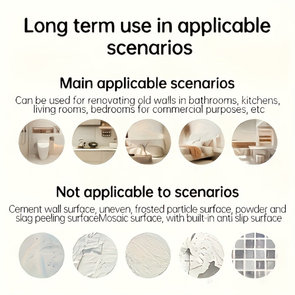 Peel and Stick Marble Tile Stickers – Self Adhesive Foam Wall Tiles for Bathroom Kitchen Office Bohemian Home Decor (50/100pcs, White/Gray/Black/Blue Gold) - product image 16