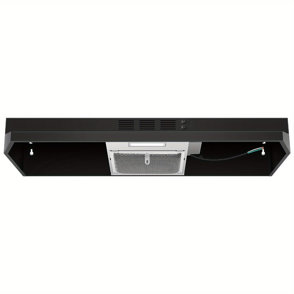 Range Hood 36 Inch Under Cabinet Ducted Ductless Convertible Stainless Steel 350CFM 2-Speed Exhaust Fan LED Light 3-Layer Aluminum Mesh Filter Top Rear Venting Kitchen Vent Hood - product image 27
