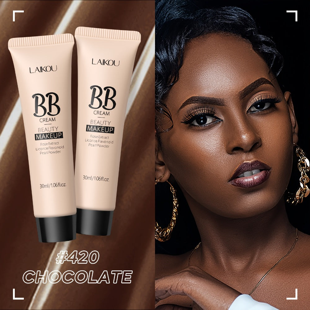 BB Cream 2 Pcs Set Waterproof – Pore-Minimizing Full Coverage Foundation with Blemish Concealer & Glycerin Hydration, 9 Shades for All Skin Types, 30ml Each, Skincare Makeup Hybrid - product image 18