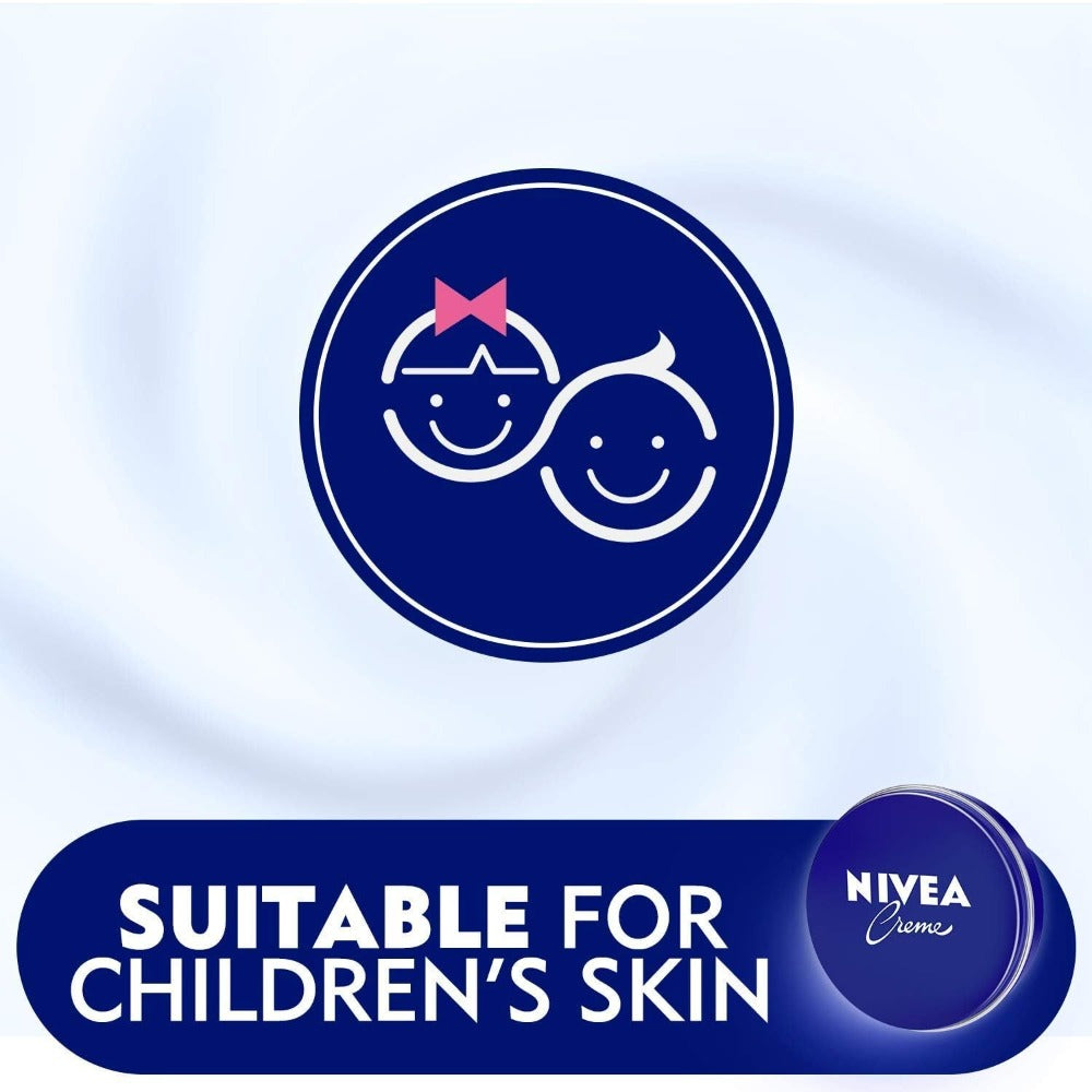 NIVEA Creme 150ml — All-Purpose Moisturizing Cream for Body Face & Hands | Deep Hydration for Dry & Sensitive Skin | Classic Daily Moisturizer with Eucerit | Dermatologist Tested U - product image 2