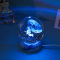 Starry Sky Crystal Ball Night Light – 3D Blue Galaxy Glass Sphere LED Desk Lamp, Creative Tabletop Decor Light for Bedroom, Unique Gift for Holiday Party Birthday (Blue Starry Sky) - product image 14