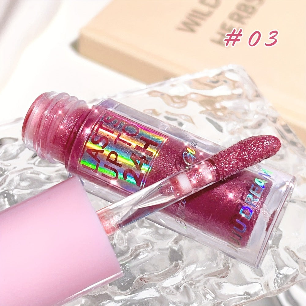 24H Waterproof Glitter Lip Gloss & Lip Stain Set 3PCS – Moisturizing Lip Oil Formula, Long-Lasting Smudge-Proof Glitter Shine in Berry Coral Pink Red Shades for Women All Skin Tone - product image 21