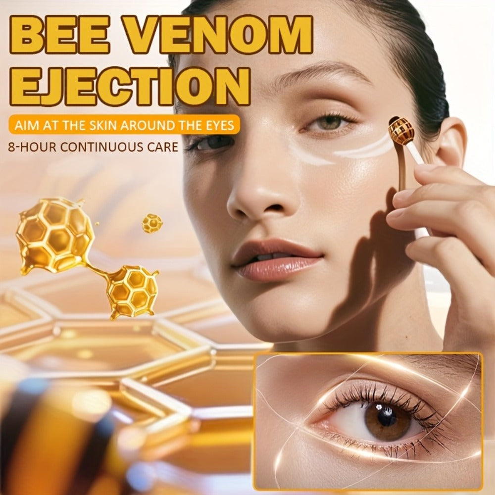 Bee Venom Eye Cream 5 Pack Instant Lifting Firming Anti-Aging Under Eye Treatment - Dark Circles Puffy Eyes Eye Bags Wrinkles Antioxidant Formula for Women All Skin Types - product image 10