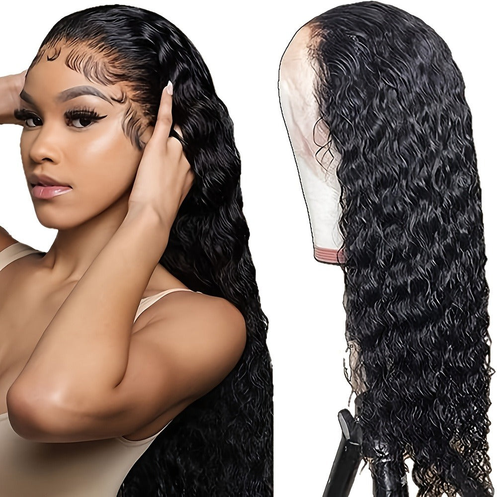 HD Lace Body Wave Wig 13x4 180% Density Human Hair Pre Plucked Glueless Natural Hairline for Women | Natural Black 24 Inch | Beginner Friendly Daily Wear - product image 6