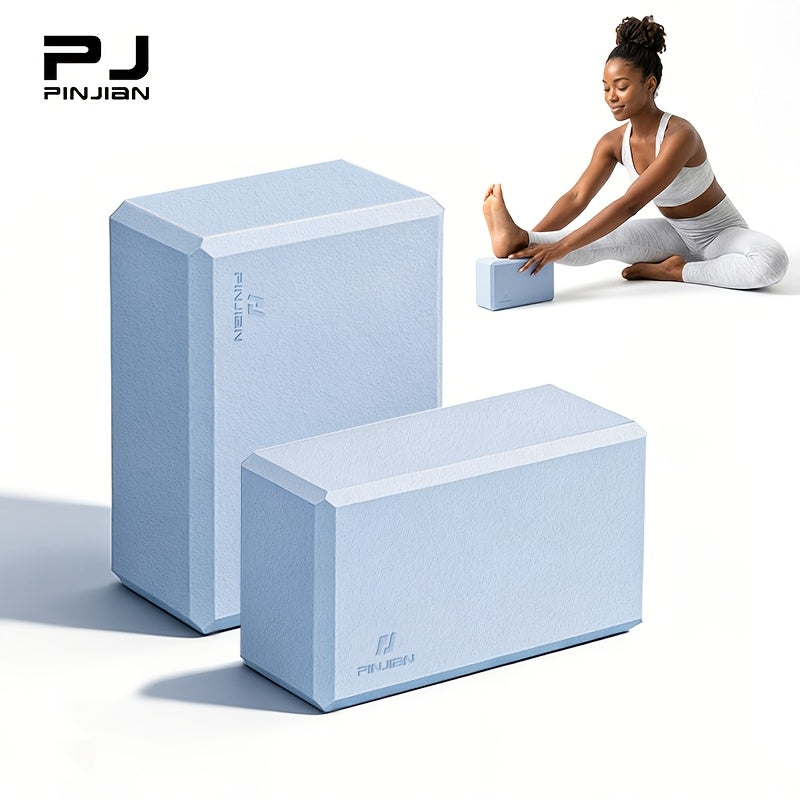 EVA High-Density Non-Slip Mats for Pilates, Stretching, Meditation & Home Fitness Workouts, Lightweight & Portable | Foam Yoga Mat Set 2-Pack - product image