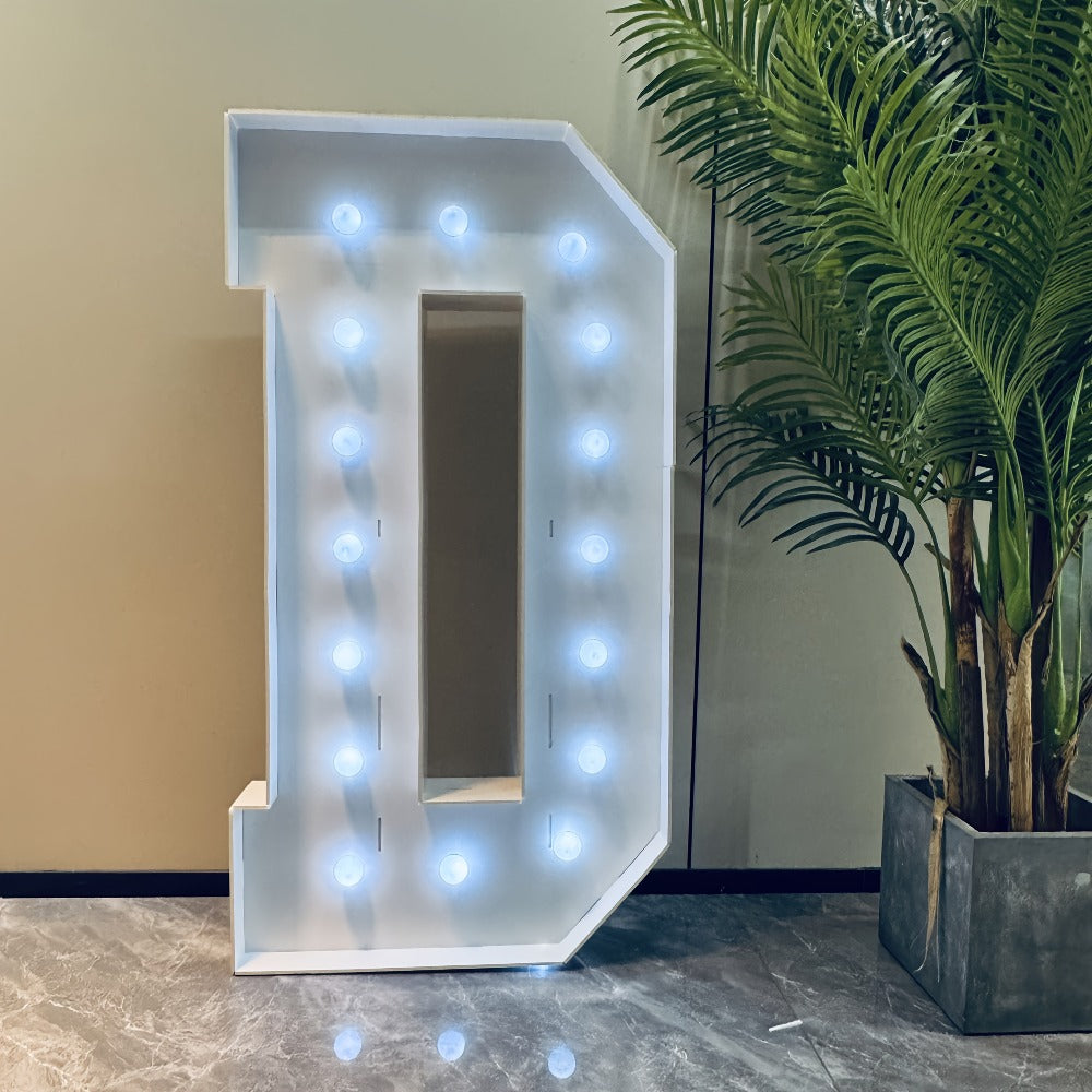 LED Letter Lights 4FT Tall Marquee Letter Lights A-Z Alphabet Light Up Letters with Cool White LED for Wedding, Birthday, Party, Proposal & Graduation Decor - product image 6