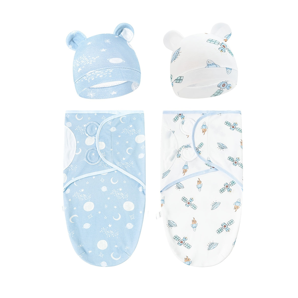 Newborn Blanket and Baby Hat, Suitable for 0-3 Months Old, The Design Mimics The Shape of The Womb and Is Available in Multiple Colors. A Must-Have for Newborns - product image 23