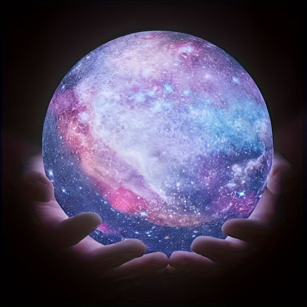 3D Moon Lamp 16 Colors LED Night Light with Remote Control USB Powered Solid Wood Stand 16 Inch Colorful Ball Galaxy Lamp for Bedroom Home Decor Unique Birthday Gift Kids Adults - product image 7