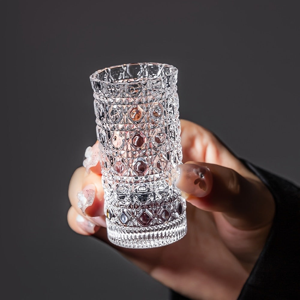 Shot Glass Set Diamond Engraved – Whiskey Vodka Tequila Glasses for Parties Weddings Home Bar Entertaining Reusable Barware Gift - product image 7