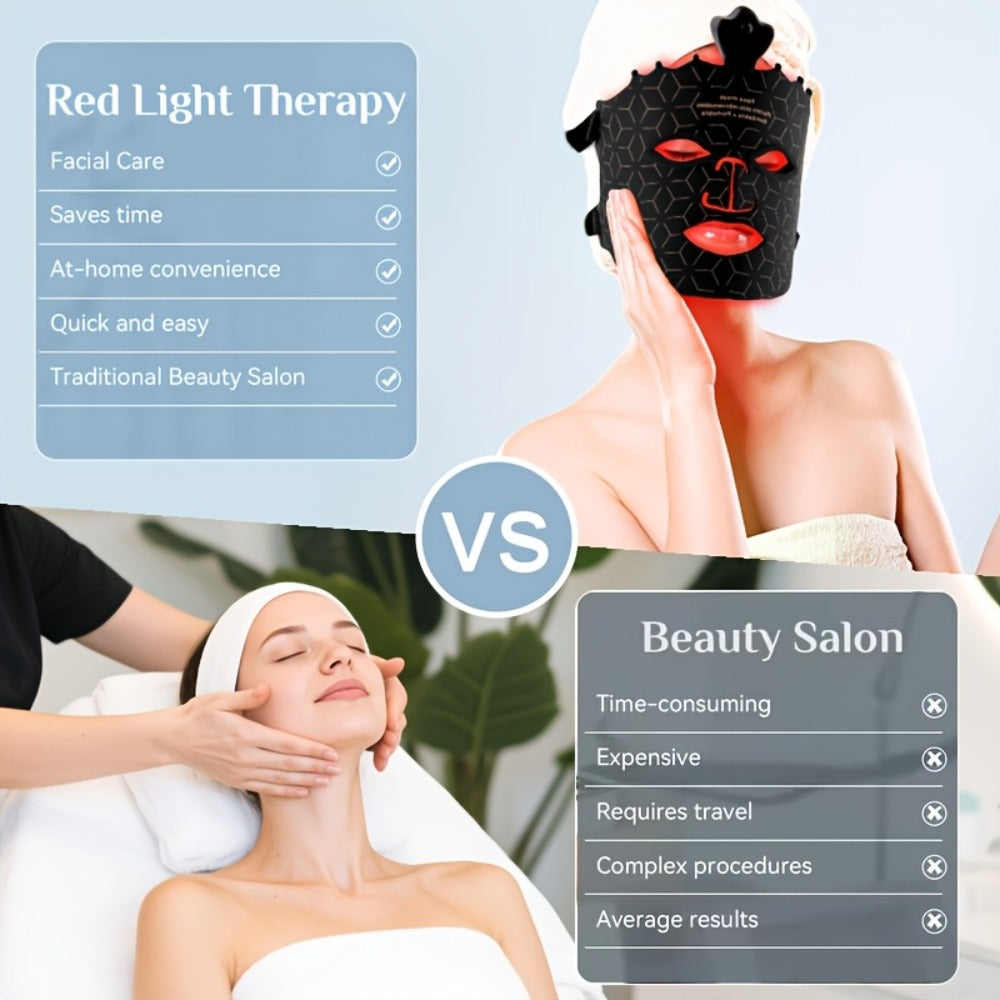 Red Light Therapy Face Mask 7 Color LED – FDA Cleared Silicone Mask for Anti-Aging, Wrinkles, Acne & Skin Whitening, Eye Protection, USB Rechargeable - product image 2